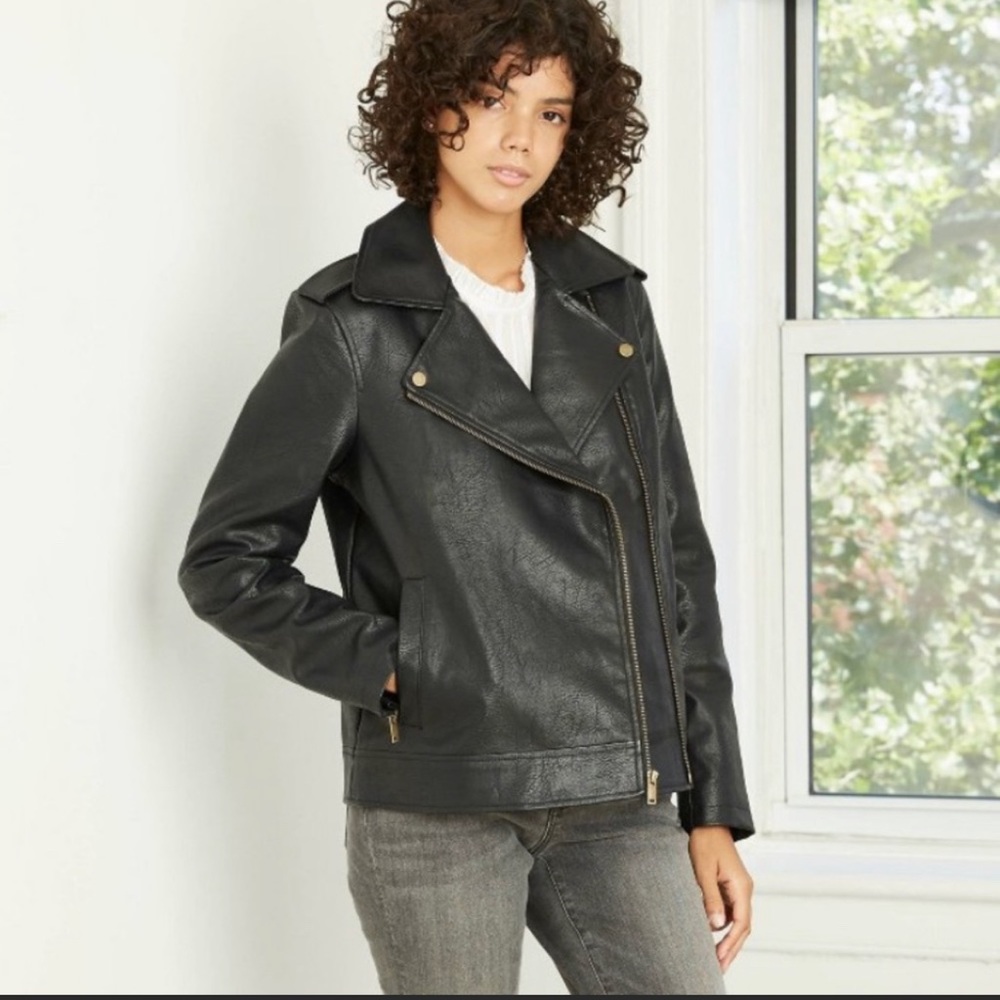 Universal Thread Black Leather Jacket